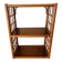 Rattan and wood shelf furniture