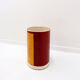 Metal wastebasket "Light Brett" lithographic print by Arthur A. Kaplan Co.