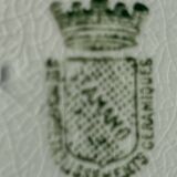 6 antique deep plates in earthenware from Saint-Amand (Nord)