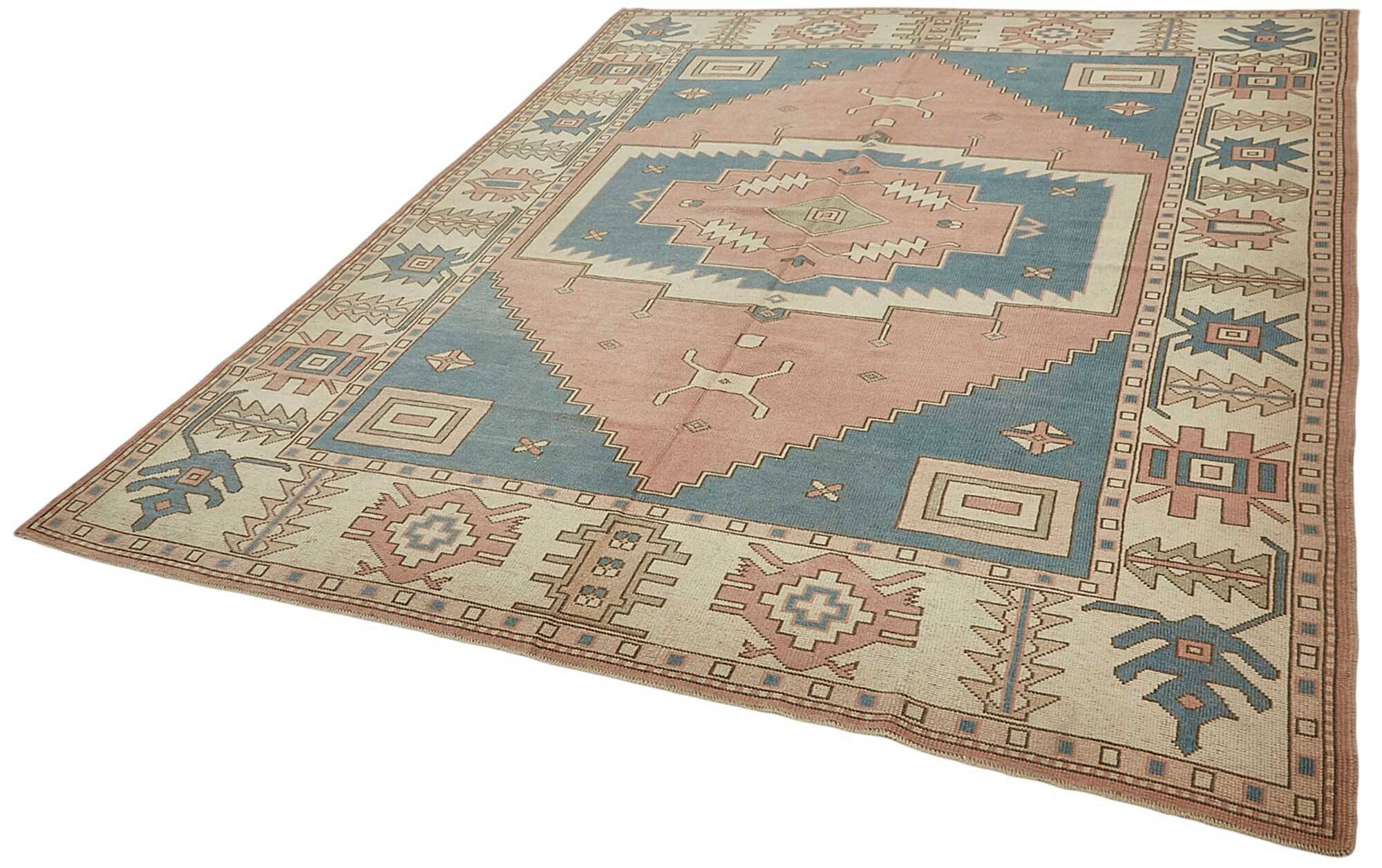 Turkish Vintage Anatolian Rug 228 cm x 291 cm