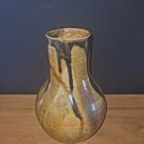 Eugène Lion Vase Art Nouveau school of Carries sandstone
