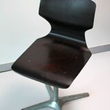 Pair of evolutionary chairs pae Adam Stegner for Flötotto Pagholz, 70's