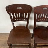 Series of 4 vintage Luterma bistro chairs 1920-1930