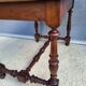 Louis XIII walnut desk • Small centre table in Renaissance style