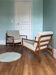 Fauteuil scandinave teck vintage