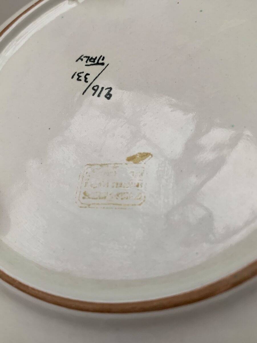 Vintage Italian wall plate