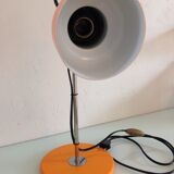 Sliding desk lamp orange vintage 70s