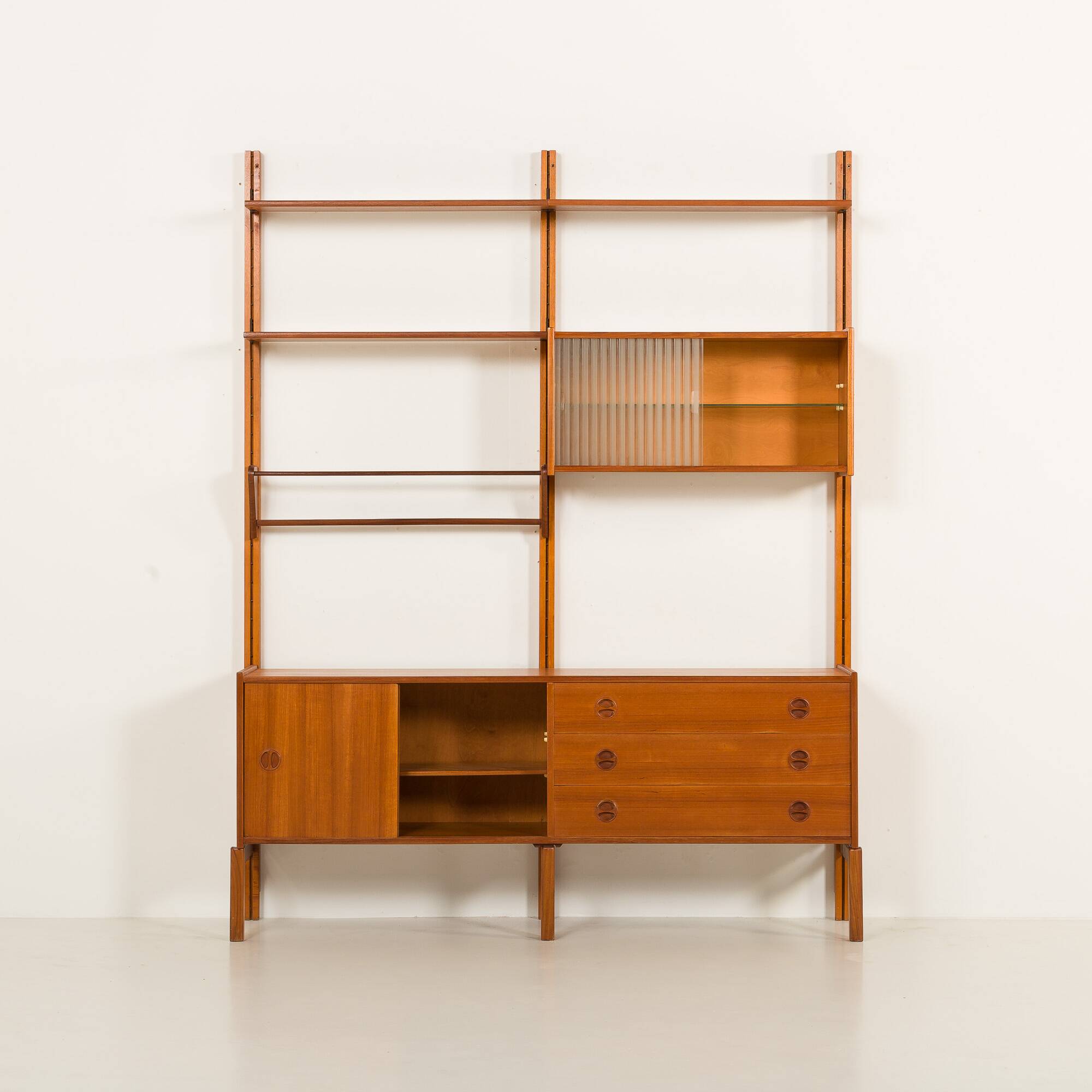 Scandinavian free standing wall unit by Sven Andersen, Norway, 1960s