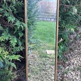 large gilded wood mirror