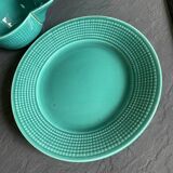 Service de table en faïence turquoise