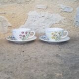 Set of 2 cups Gien L'Herbier du Roy