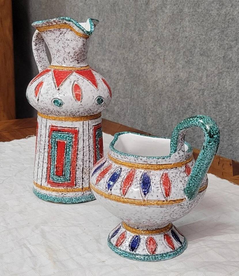 Two Italian ceramic pieces from the Art Deco period circa 1940
