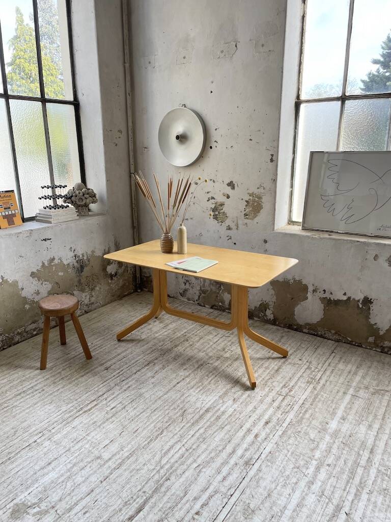 Alback bentwood beech table Ikea vintage