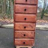 Art Deco chest of drawers, 1950s, in wood