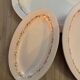 Trio de plats ovales Longwy – modèle Betty.