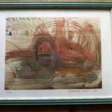 Lithograph 1/10 signed Bernard Ledein - 1986