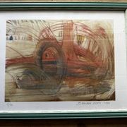 Lithographie 1/10 signée Bernard Ledein, 1986