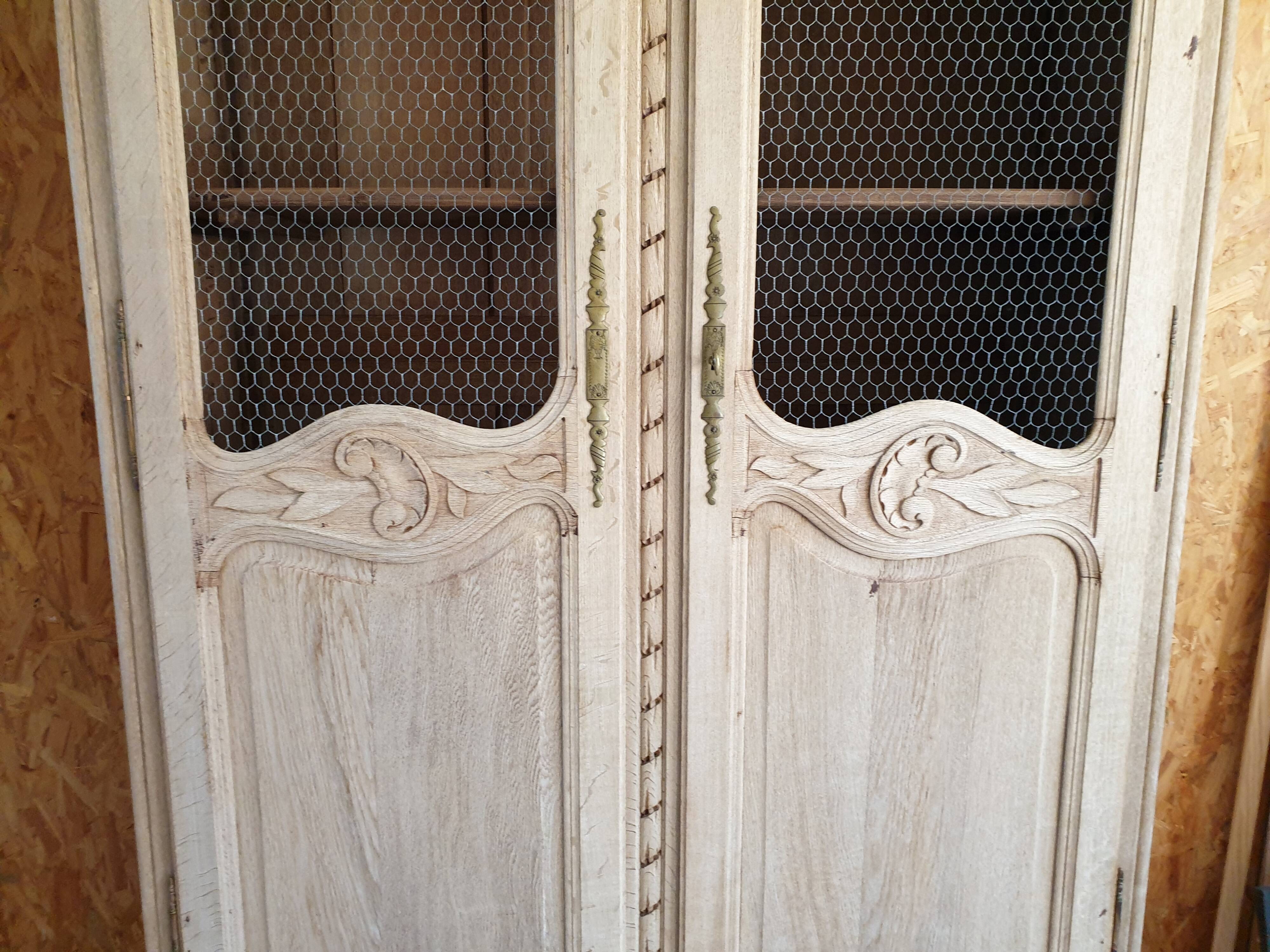 Louis XV style wardrobe washed