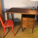 1950 foot compass desk and Scandinavian chair