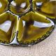 Vintage oyster service Gien – 6 plates, serving dish, ramekin and small bowl