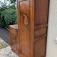 Armoire coiffeuse Penderie Miroir asymétrique Art Nouveau chêne 1916