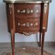 Louis XVI style marquetry bedside table