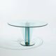 Table en verre pietro chiesa, 1970s