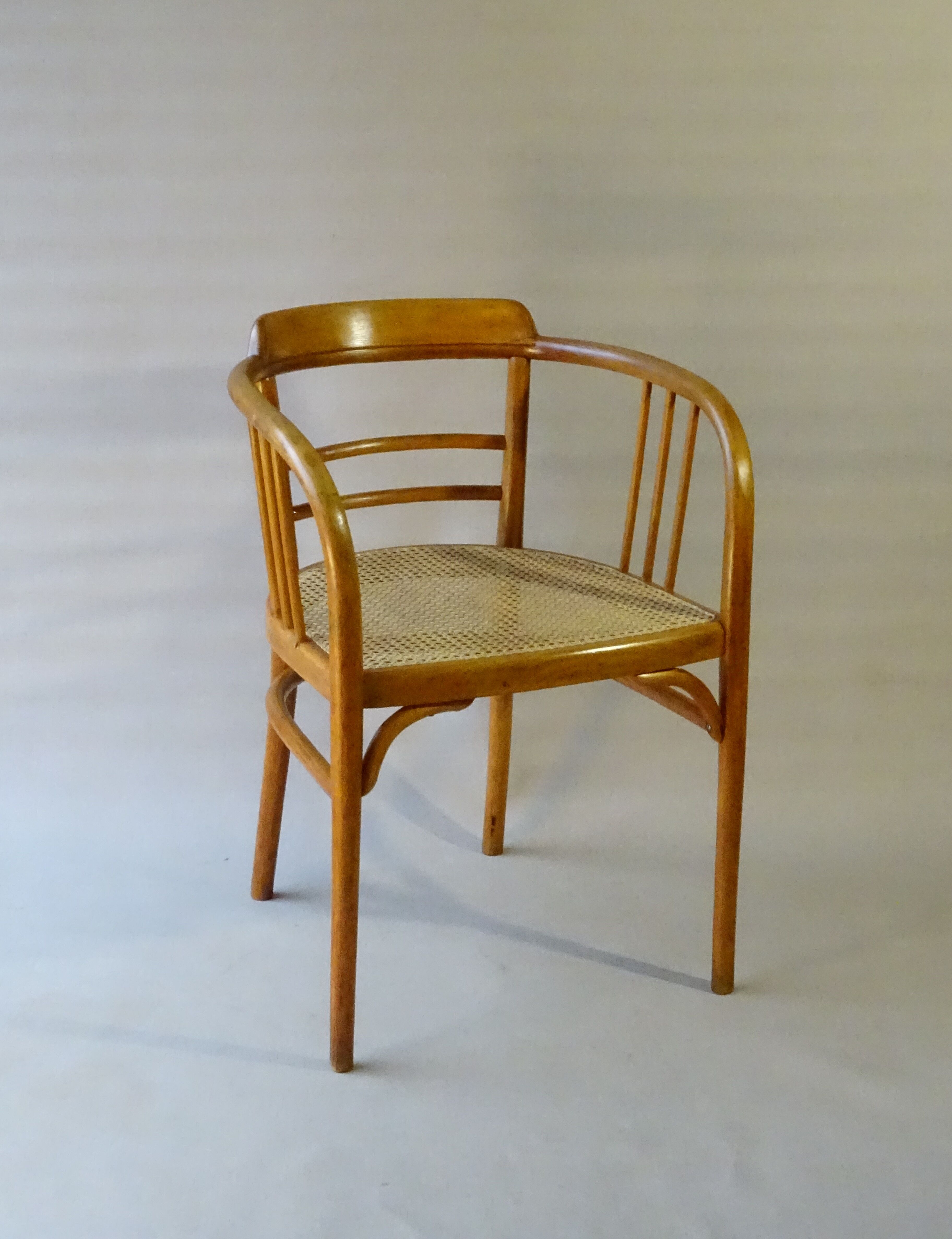 Armchair Thonet N°B93 canned to nine, design Siegel 1920
