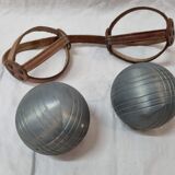 Pair of petanque balls year 50
