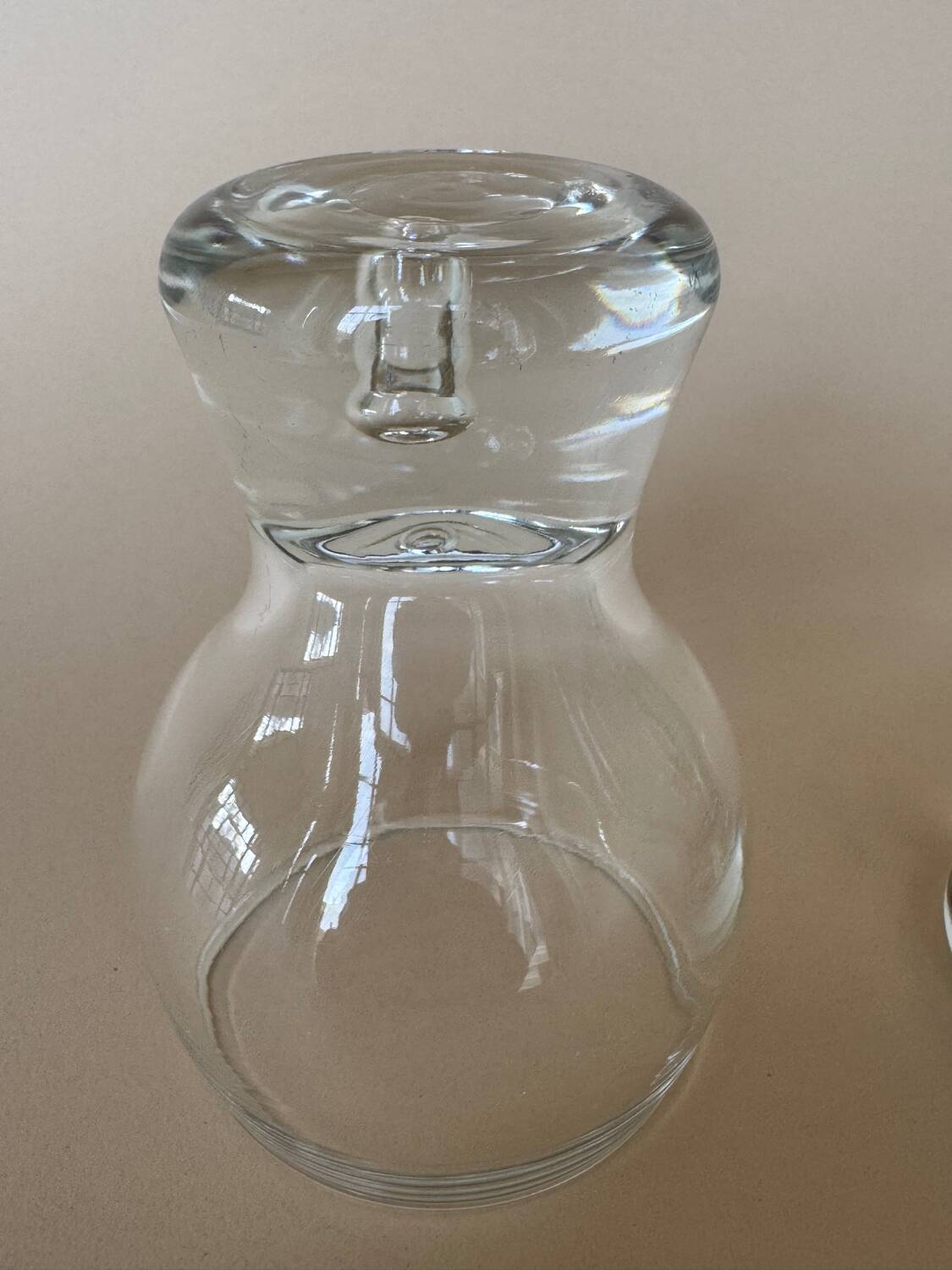 Vintage Set Of 2 Modernist Glass by Goran Warff for Kosta Boda