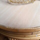 Vintage formica and bamboo tiki bar