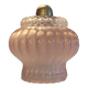 Pendant lamp globe molded glass rose