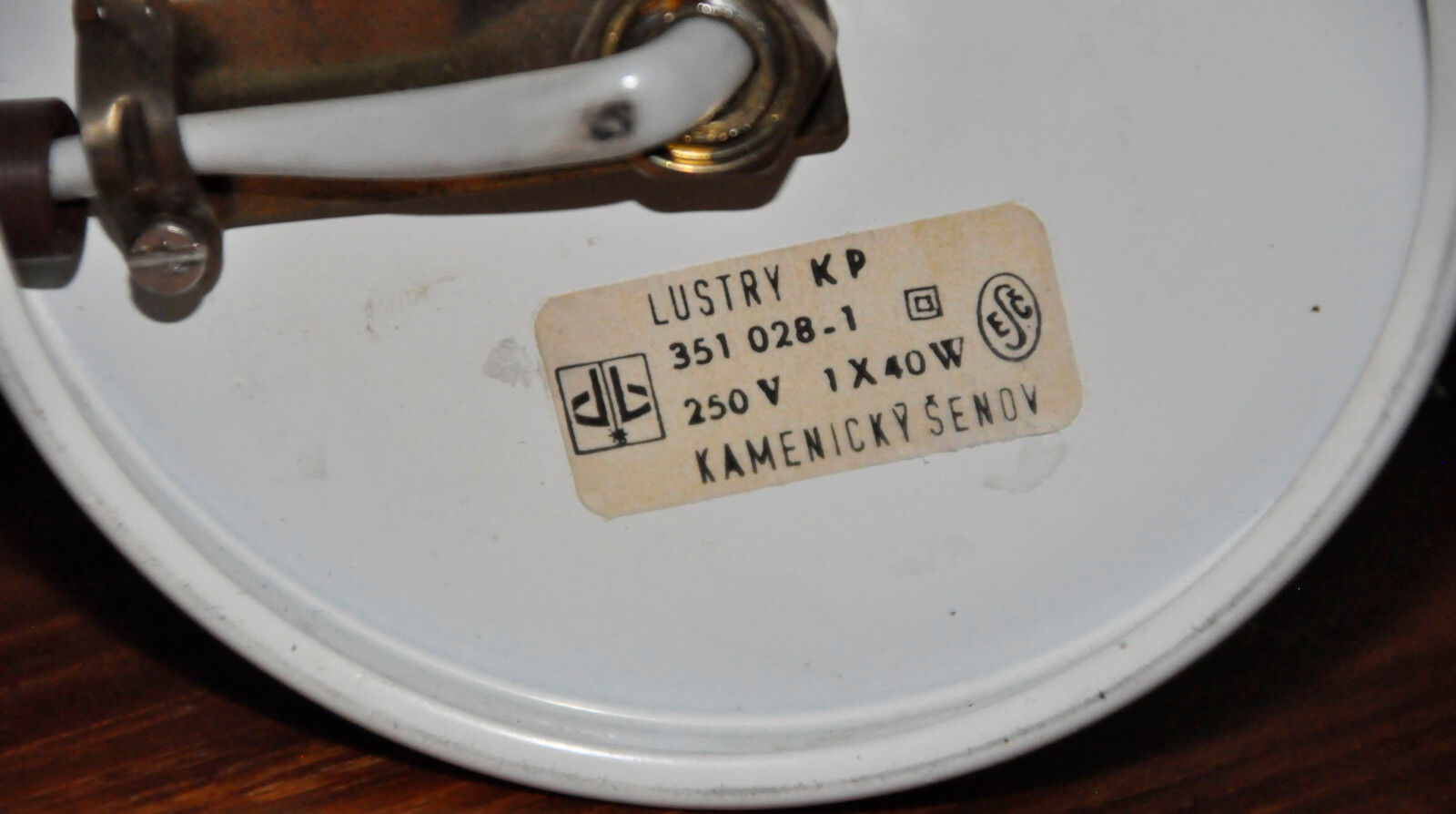 Table lamp Kamenicky Senov, Czechoslovakia, 1970