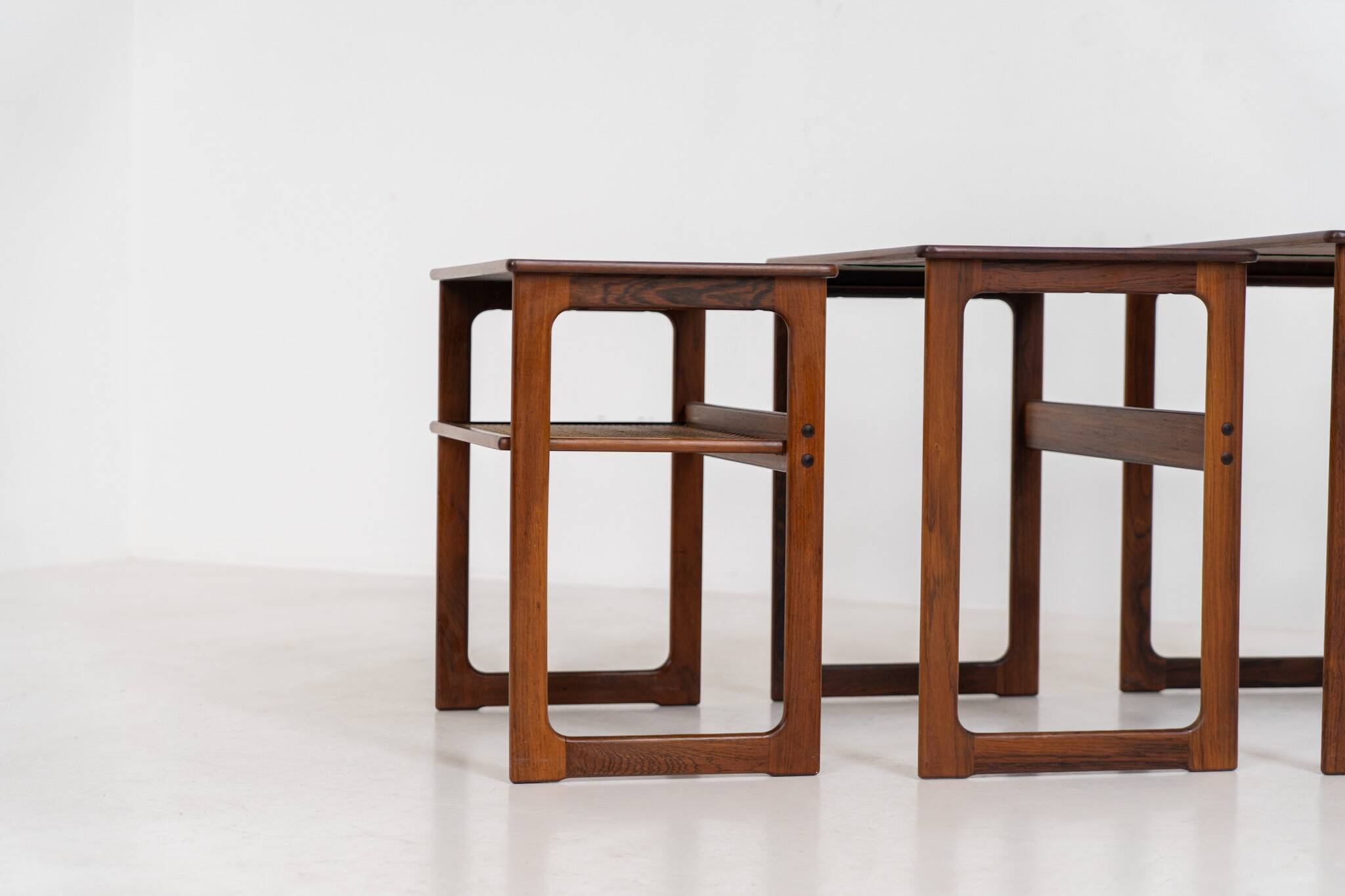 “Model 219” nesting tables by Johannes Andersen & Illum Wickelso