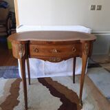 Louis XV style kidney desk with marquetry