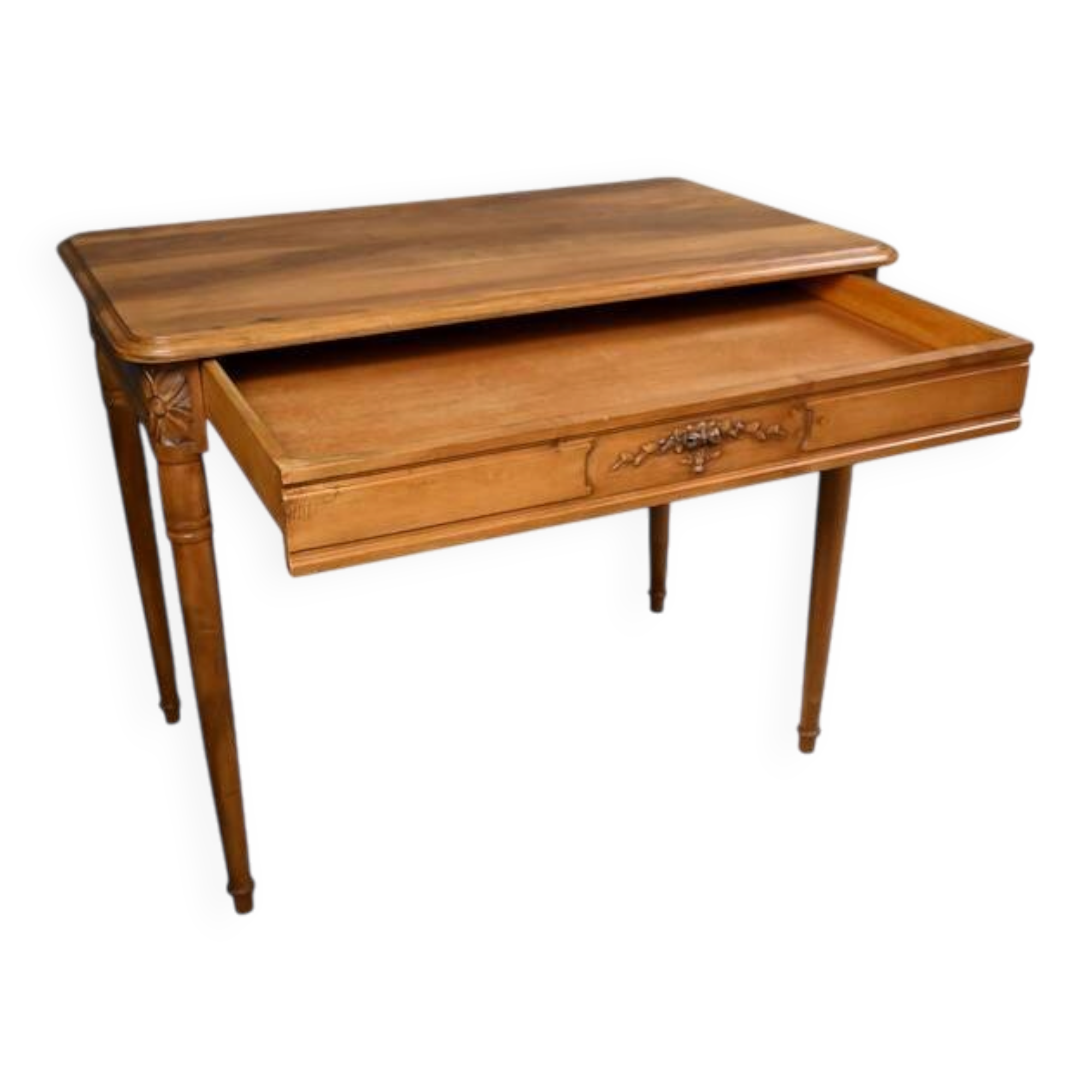Table bureau en noyer, maison Henry Geneste – 1ère partie XXe
