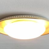 Metal and glass ceiling light in mid-century style, 1960s.