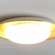 Metal and glass ceiling light in mid-century style, 1960s.