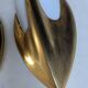 Paire d' appliques Space Age 70'