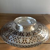 Silver-plated cake dish