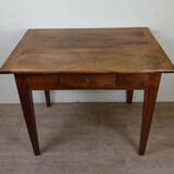 Directoire period desk table in solid walnut circa 1800