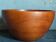 Saladier-coupe scandinave en teck vintage xl