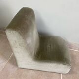 Vintage velvet children's armchair