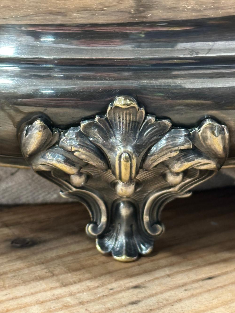 Chafing dish stamped Frenais & Christofle