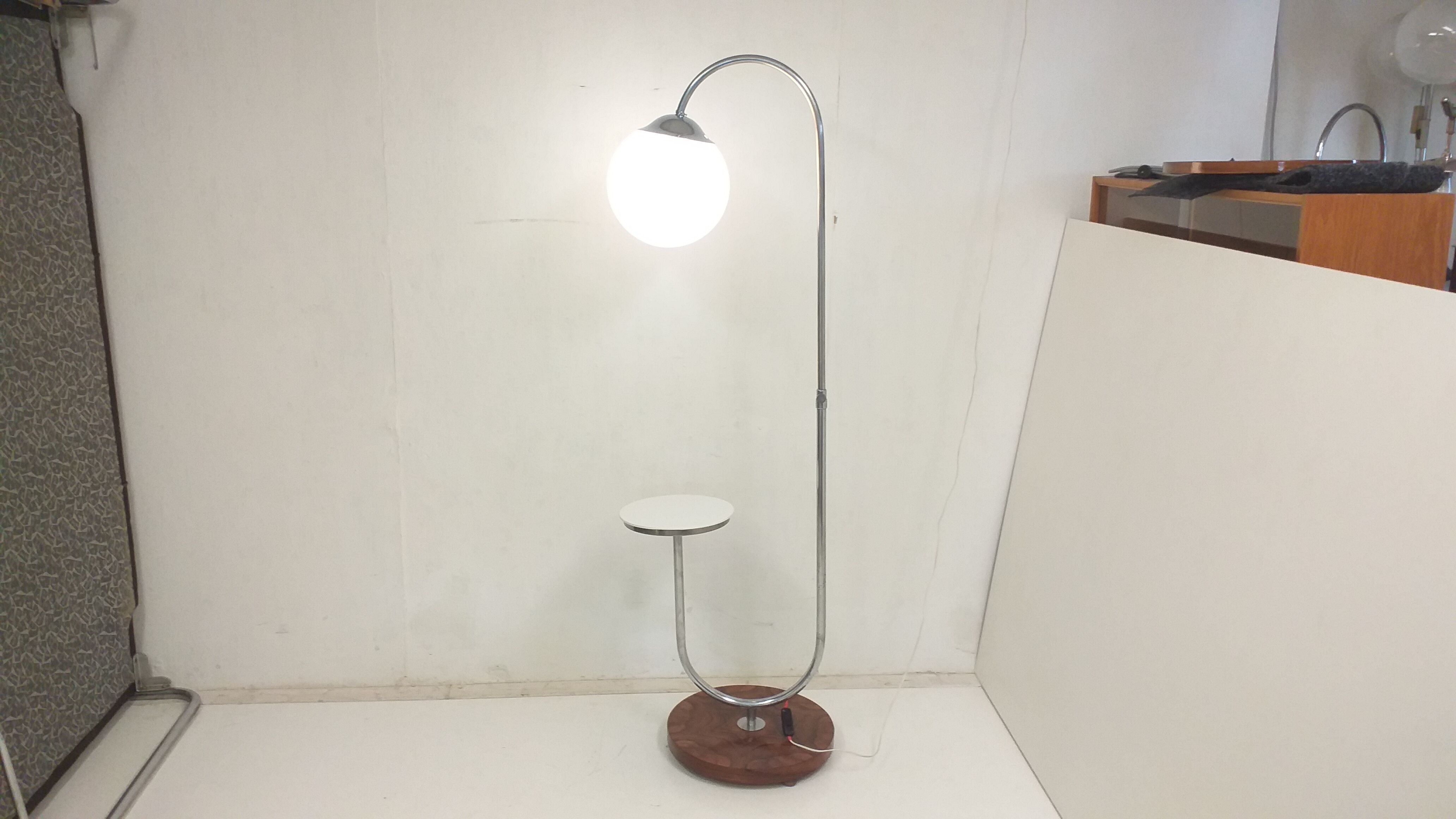 1920 Floor lamp Halabala, Functionalism, Czechoslovakia