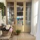 set of four large glass partition doors