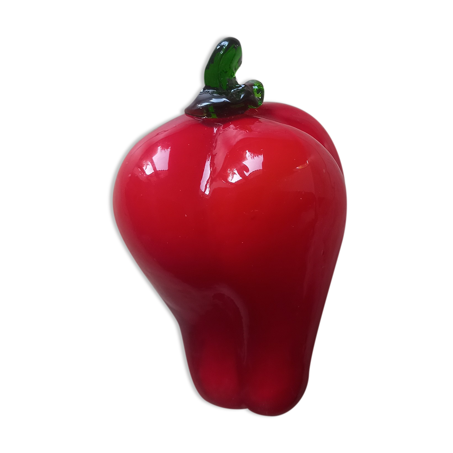 Murano red glass pepper