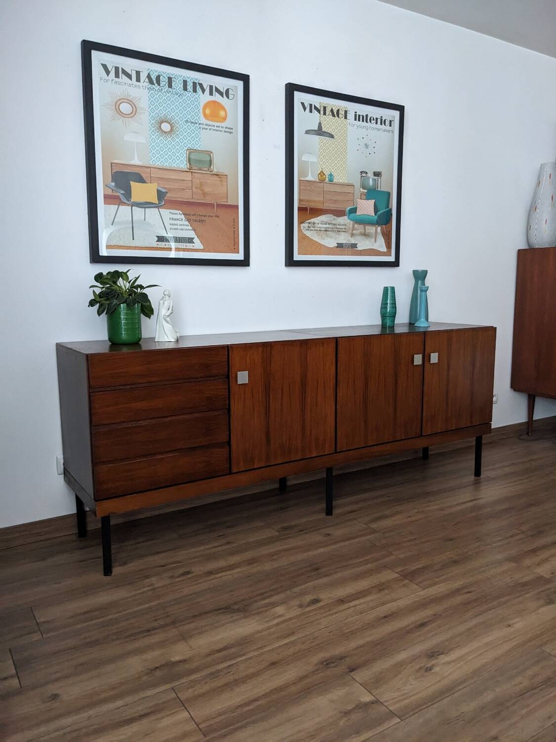 Vintage Scandinavian design sideboard