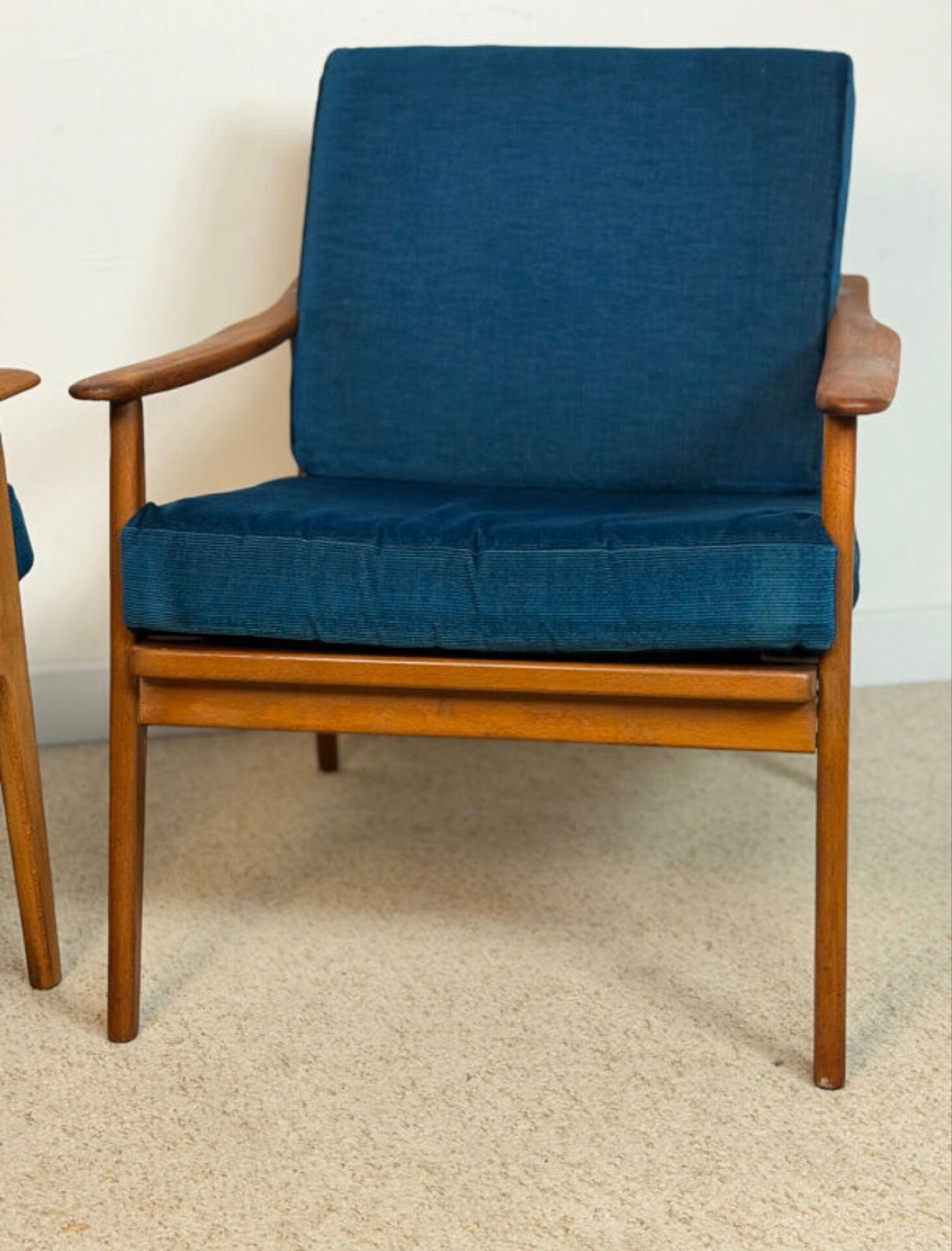 Pair of Scandinavian style armchairs