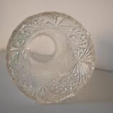 Glass vase, chiseled pattern